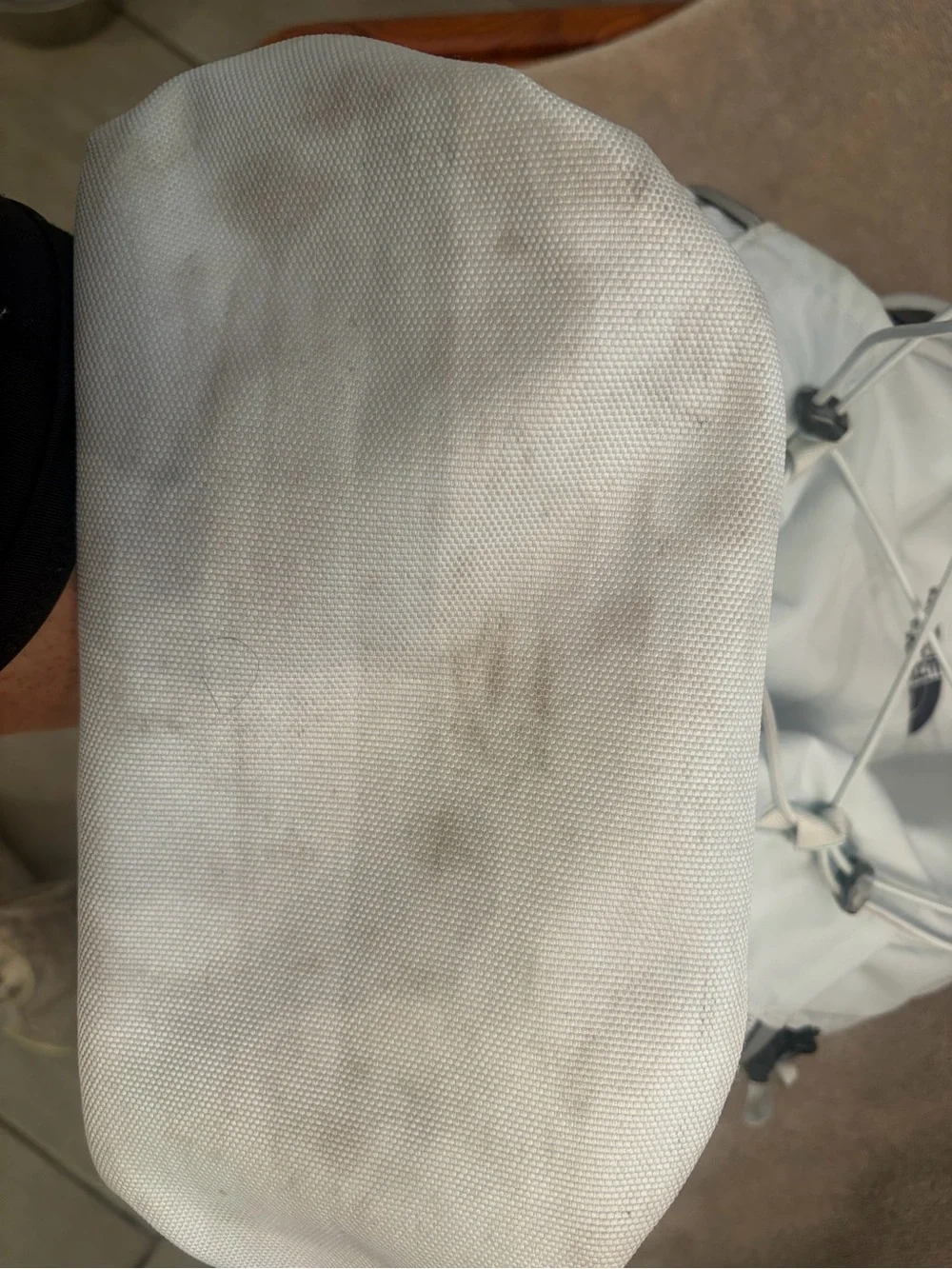 The North Face light blue Backpack with Front Bungee